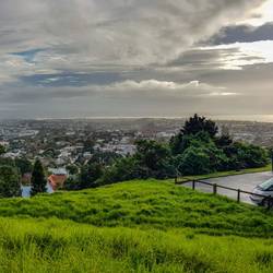 Aussicht vom Crater in Auckland