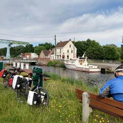 Rest stop near Morebeke Waas