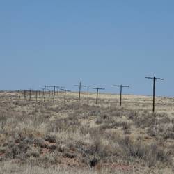 Old alignment of Route 66 in the Petrified Forest NP