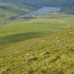 Cray reservoir from Fan Gyhirych