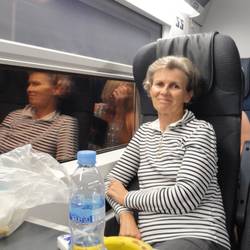 On the train