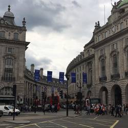 Aussicht vom Piccadilly Circus