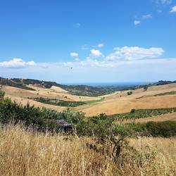 Krass! Eben noch am Meer, plötzlich über 600m hoch in den Bergen