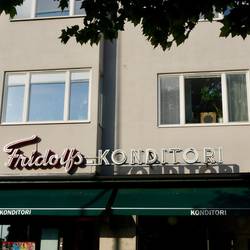 ...und das Wallanders Lieblingscafe- Werbeschrift aus den 70zigern