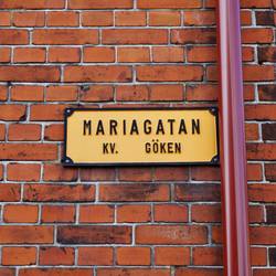 Mariagatan - hier wohnt Mankells Romanfigur