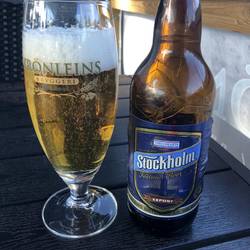 Nach so vielen Kilometern mit dem Rad brauchte ich ein isotonisches Getränk - Schwedenbier