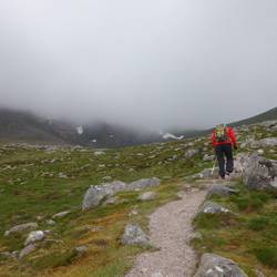Heading into clouds