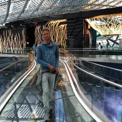 Flo im Expo-Gebäude