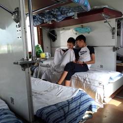 Im Zug nach Kurort-Borovoe