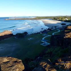 Point Danger border Qld and NSW