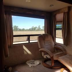 Fletcher creek through lounge window