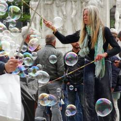 Bubbles in Dam Square