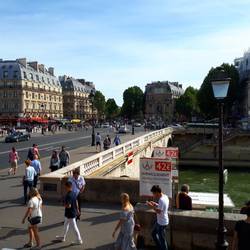 One of the many bridges over the Seine River