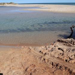 Yardie Creek Crossing, nur für Waghalsige