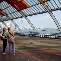 The bus terminal at Amsterdam Centraal