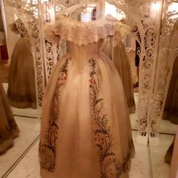 This is one of Victoria's dresses. She was very tiny! Much shorter than myself.