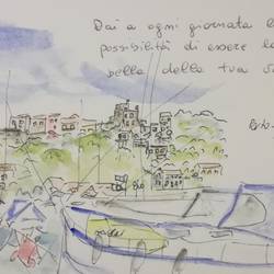 Porto-Vecchio thront ca. 80 m über dem Hafen