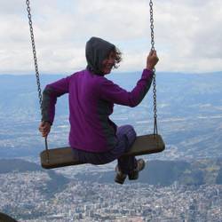 Schaukeln über Quito