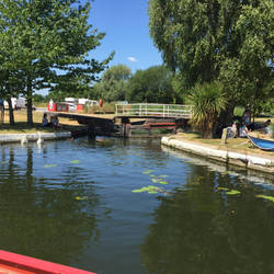 These smaller locks are manually operated