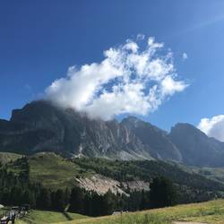 Blick auf Sass Rigais