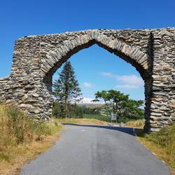 The Arch marking edge of the Hafod estate