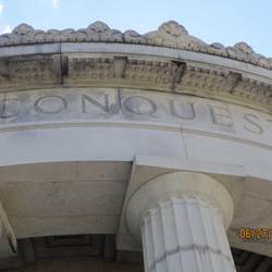 From the monument to George Rogers Clark and the battle at Vincennes