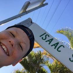 drive down Isaac Street