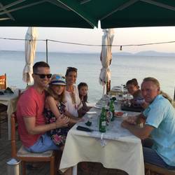 Boyle family and John in Palacios