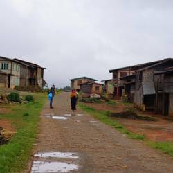 Le village qui nous a accueillis pour la nuit.