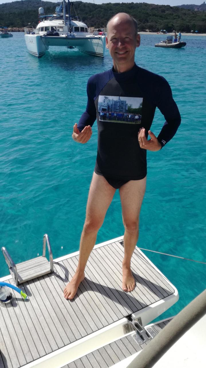 Gegen die Sonne hilft das Abschiedsgeschenk des ZVK