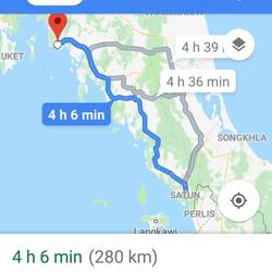Unsere Route vom letzten Tag