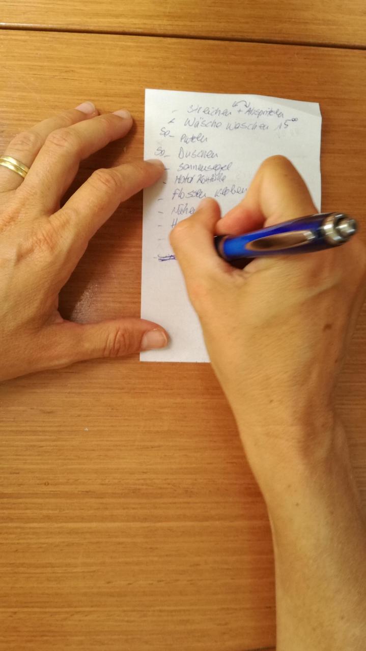 Lange Liste abarbeiten