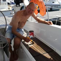 Teak streichen (sollte man viel öfter machen)