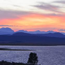 Crowly Lake Sunset