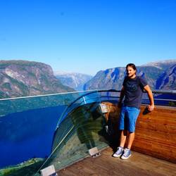 Aussicht auf den Aurlandsfjord