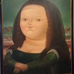 Botero's Mona Lisa