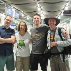 Klaus Wolfgang und Immi und Jani holen uns ab!