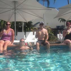 pool-side