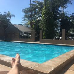 Mission Beach Pool Liebe ❤️