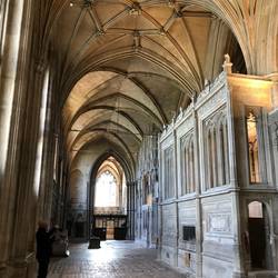 Winchester Cathedral, Side Aisle near the Chancel