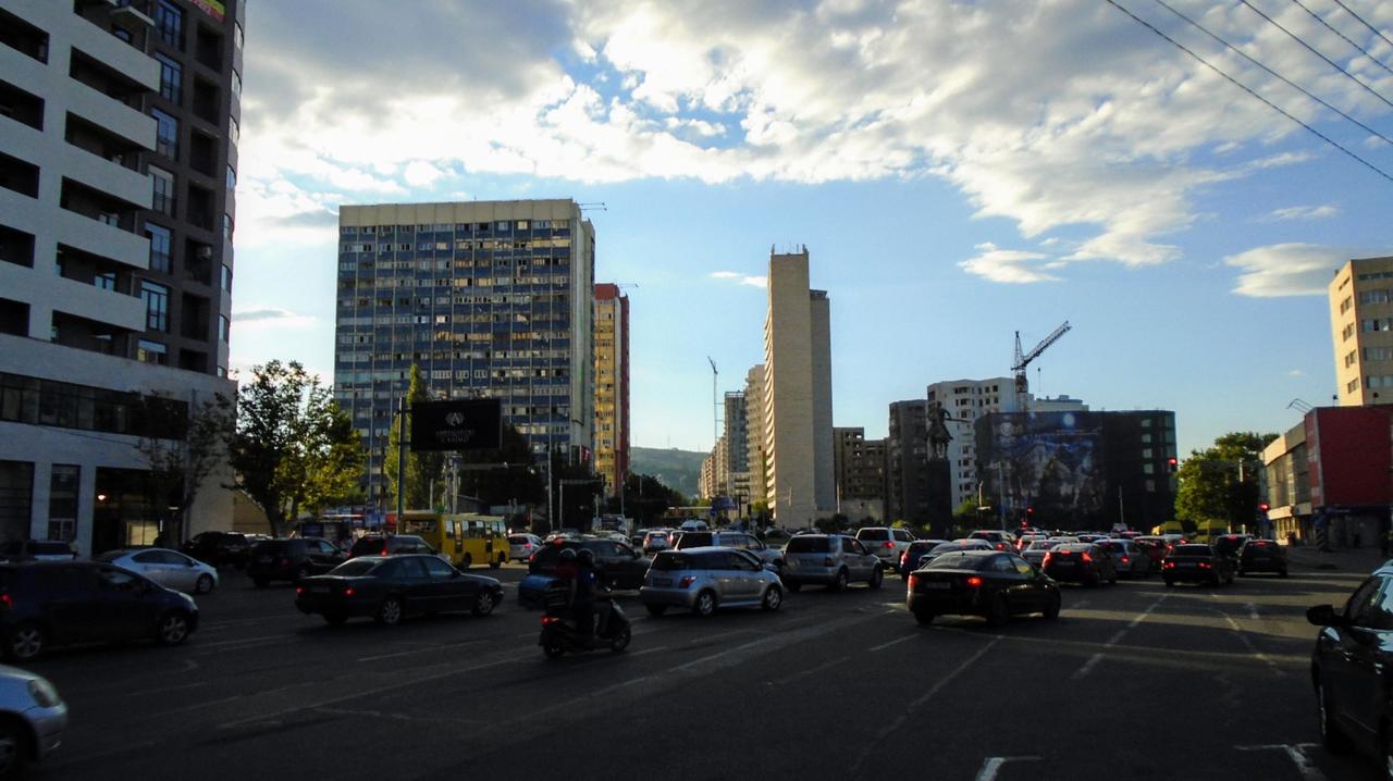 Typical, crazy traffic square