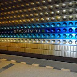 One of our many colorful subway platforms