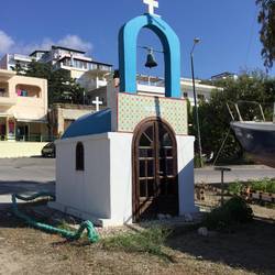 Tiny church at Kiparissia harbour