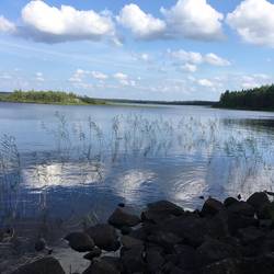 der See bei der zweiten Übernachtung