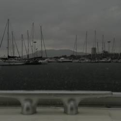 Bei dem Wetter bleiben wir lieber im Hafen