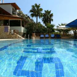 A nice, well-maintained pool area, is the highlight of the small hotel!