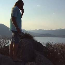 Video from on top of rock near ruins of citadel