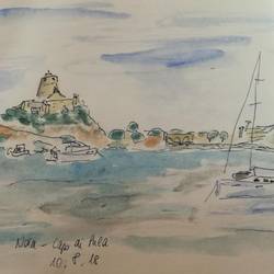 Die Ankerbucht am Capo di Pula