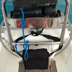 Taschenlampe und Fernglas griffbereit