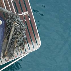 Anchor and chain we salvaged today